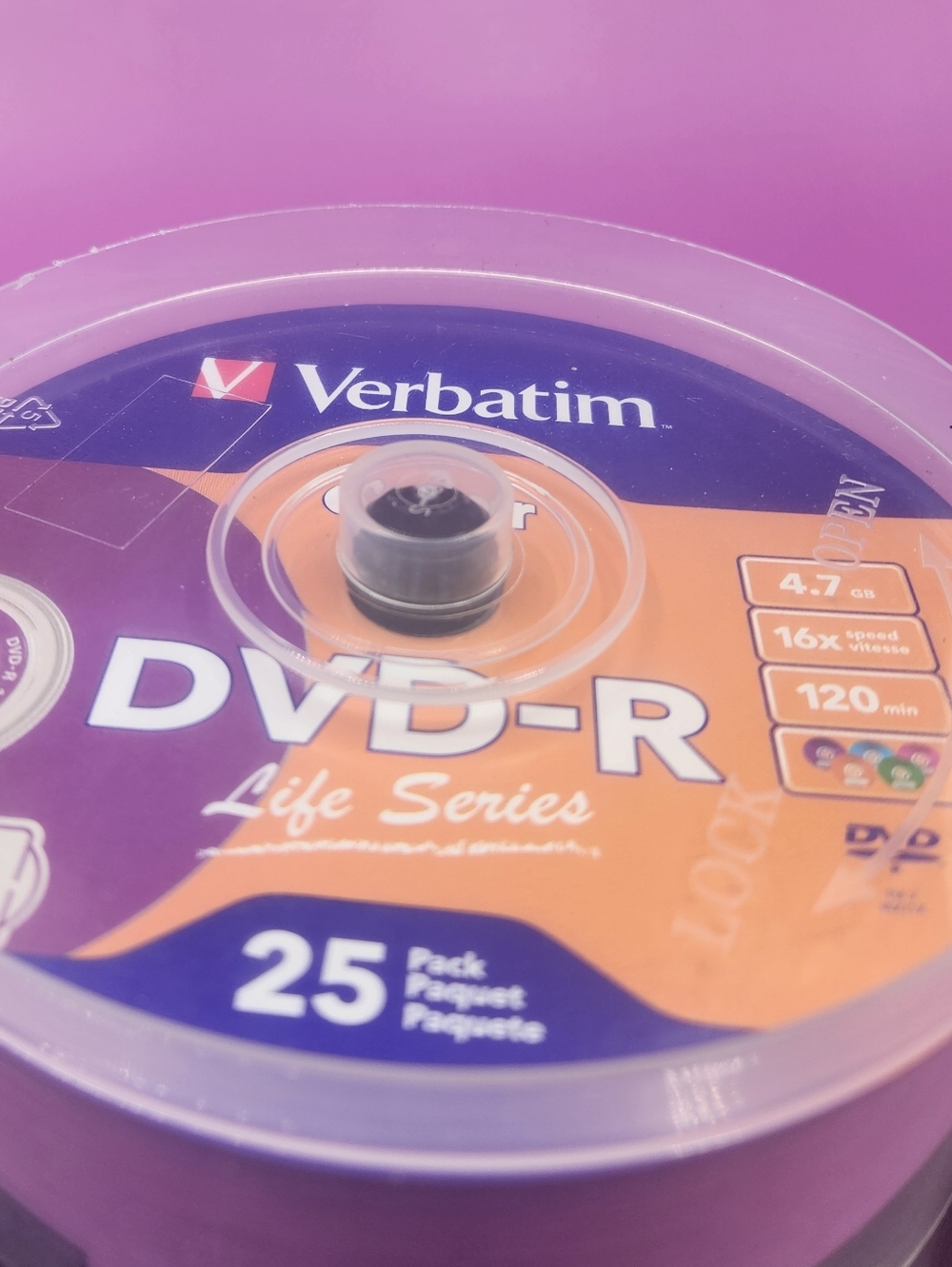 Verbatim DVD-R Life Series 24 Pack Blank Discs